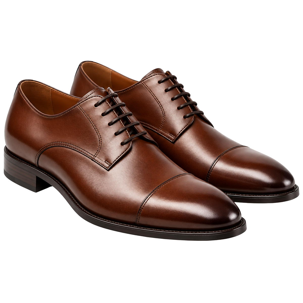 Premium Leder-Schnürschuhe – Elegantes Braun | REENSBOWN