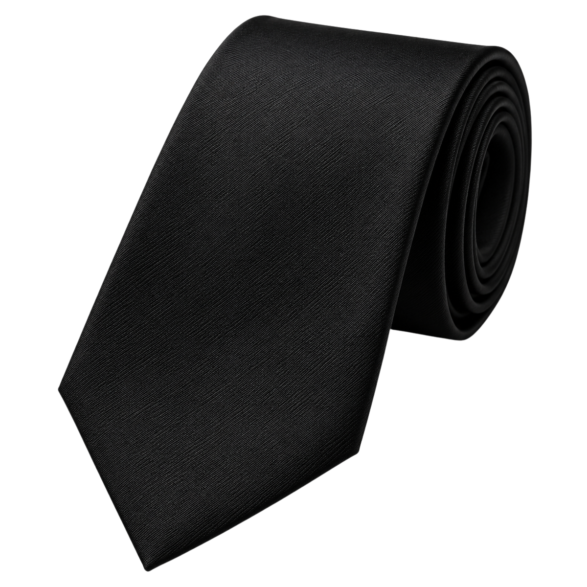 Premium Elegante Krawatte – Klassisches Schwarz | REENSBOWN