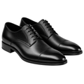 Premium Leder-Schnürschuhe – Klassisches Schwarz | REENSBOWN