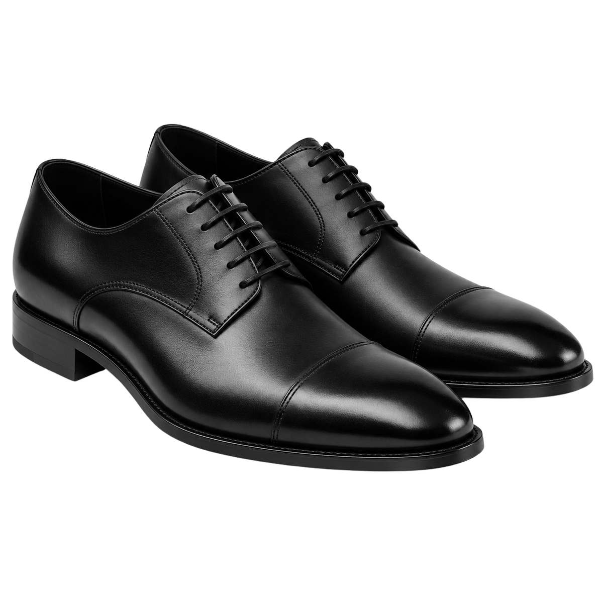 Premium Leder-Schnürschuhe – Klassisches Schwarz | REENSBOWN